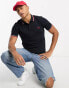 Фото #2 товара Fred Perry twin tipped logo polo in navy/white/red