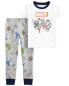 Фото #1 товара Toddler 2-Piece ©MARVEL100% Snug Fit Cotton Pajamas 2T