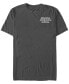 ფოტო #1 პროდუქტის Star Wars Men's The Empire Strikes Back Slanted Text Logo Short Sleeve T-Shirt