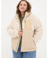 ფოტო #1 პროდუქტის Plus Size Honey Fleece Quilted Jacket