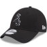 Фото #1 товара NEW ERA CHICAGO WHITE SOX BASEBALL CAP.9FORTY TEAM OUTLINE BLACK STRAP HAT W23