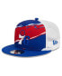 Фото #1 товара Men's Royal, White Philadelphia 76ers Tear Trucker 9FIFTY Adjustable Hat