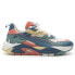 Фото #1 товара Puma RS-TRCK RE: Escape 39225401 Mens Blue Suede Lifestyle Sneakers Shoes 9