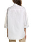 Фото #2 товара Lafayette 148 New York Oversized Shirt Women's White M/L