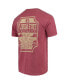 Фото #5 товара Men's Garnet Florida State Seminoles Comfort Colors Campus Icon T-shirt