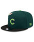 Фото #1 товара Men's Green/Black Chicago Cubs Sour Apple Big League Chew Flavor Pack 9FIFTY Snapback Hat