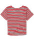 Фото #2 товара Little Girls Striped Tie-Front T-Shirt