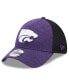 Фото #1 товара Men's Purple Kansas State Wildcats Shadowed Neo 39THIRTY Flex Hat