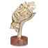 Фото #2 товара Домашняя статуэтка Gift Decor Декоративная фигура Лицо Позолоченный Деревянный Металл 16,5 x 26,5 x 11 см