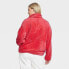 Фото #3 товара Women's High Pile Fleece 1/2 Zip Pull Over - All in Motion Red M