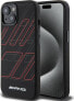 Фото #14 товара Mercedes AMG AMHMP15S23SSPK iPhone 15 / 14 / 13 6.1" czarny/black hardcase Silicone Large Rhombuses Pattern MagSafe