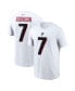 Фото #2 товара Men's Bijan Robinson White Atlanta Falcons Player Name and Number T-shirt