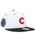 Фото #1 товара Men's White, Black Chicago Cubs 1962 MLB All-Star Game Primary Eye 59FIFTY Fitted Hat