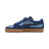 Фото #3 товара Puma Suede X D&C Lace Up Mens Blue Sneakers Casual Shoes 39732201