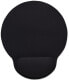Фото #2 товара IC Intracom Wrist Gel Support Pad and Mouse Mat - Black - 241 × 203 × 40 mm - non slip base - Lifetime Warranty - Card Retail Packaging - Black - Monotone - Wrist rest - Non-slip base - Gaming mouse pad