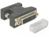 Delock 60161 - DVI - Transparent - Polypropylene - 9.85 mm - 25.9 mm - 7.6 mm