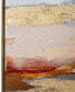 Фото #2 товара Canvas Foiled and Brushstrokes Geode Framed Wall Art with Gold-Tone Frame, 59" x 2" x 20"