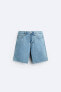 LIGHTWEIGHT DENIM BERMUDA SHORTS