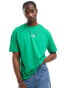 The North Face Oversized heavyweight t-shirt in emerald green Exclusive at ASOS