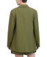 Women's Washed Twill Open Front Blazer