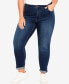 Plus Size Girlfriend Stretch Regular Length Jean