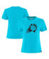Фото #1 товара Women's Turquoise Phoenix Suns 2022/23 City Edition Arcadia Elevated T-shirt