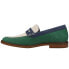 Sperry Gold Cup Exeter Penny Loafer Moc Toe Dress Mens Blue, Green, Off White D