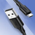 Фото #3 товара Kabel przewód USB - micro USB 2.4A 480Mbps 1.5m czarny