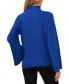 Women's Cozy Mock Neck Bell Sleeve Sweater