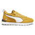 Фото #1 товара Puma Bmw Mms Rider Fv Lace Up Mens Yellow Sneakers Casual Shoes 30777902
