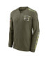 Фото #3 товара Men's Olive Pittsburgh Steelers 2021 Salute To Service Henley Long Sleeve Thermal Top