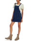 Фото #1 товара Juniors' Denim Pullover Pinafore, Created for Macy's