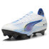 Фото #2 товара Puma Ultra 5 Carbon Le Firm Ground Soccer Cleats Mens Blue, White Sneakers Athle