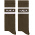 MAKIA Stripe crew socks 2 pairs