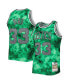 ფოტო #1 პროდუქტის Men's Larry Bird Kelly Green Boston Celtics 1985-86 Galaxy Swingman Jersey