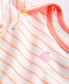 ფოტო #3 პროდუქტის Baby Girls Snail-Print Striped T-Shirt, Created for Macy's