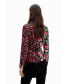 Фото #3 товара Women's Floral gathered shirt