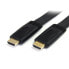 Фото #1 товара Аксессуар для компьютера Startech.com Кабель HDMI с Ethernet 5m Flat High Speed - Ultra HD 4k x 2k - HDMI to HDMI M/M - HDMI Type A - 4096 x 2160 пикселей - 3D - Черный 5 м