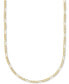 ფოტო #1 პროდუქტის Mariner & Figaro Link 22" Chain Necklace (4mm) in 10k Gold