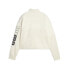 Фото #2 товара Puma Power Colorblock Quarter Zip Jacket Womens Off White 67602787