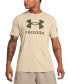 Футболка мужская Under Armour Relaxed Fit с логотипом Freedom Desert Sand/marine Od Green, M - фото #1