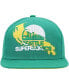 Фото #2 товара Men's Green Seattle SuperSonics Hardwood Classics Paint By Numbers Snapback Hat
