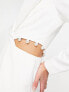 Фото #3 товара Lavish Alice cut out detail blazer dress with pearl trim in white