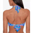 LAUREN Ralph Lauren Womens Summer Paisley Ring Halter Top Swimwear Blue Size 12