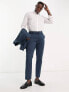 New Look slim suit trousers in navy