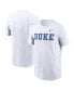 Men's Duke Blue Devils Primetime Evergreen Wordmark T-Shirt Белый, L - фото #1