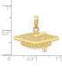 ფოტო #4 პროდუქტის Graduation Cap Charm Pendant in 14k Yellow Gold