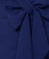 Women's Strapless Bow-Front Scuba Crepe Dress