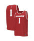 Фото #1 товара Men's #1 Red Wisconsin Badgers Replica Basketball Jersey