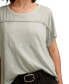 Фото #4 товара Топ Lucky Brand BraidedTrim Tee